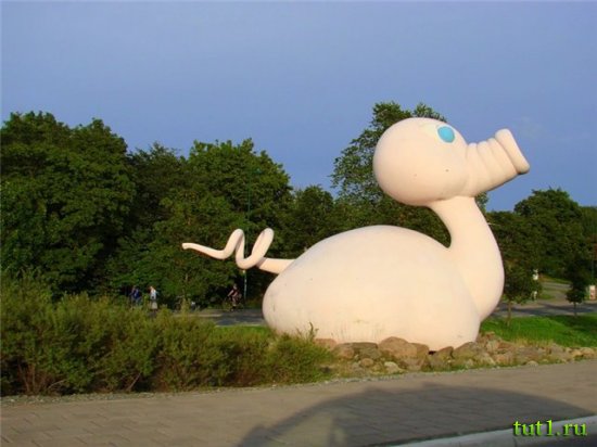 Статуя Свиноутка в городе Турку, Финляндия