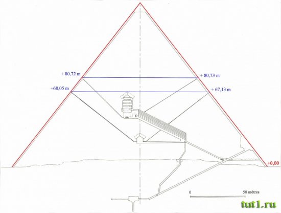 Пирамида Хеопса внутри