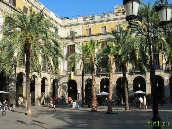 Plaza Real Королевская площадь - Барселона