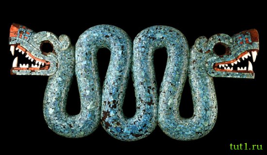 Британский музей - мозаика ацтеков