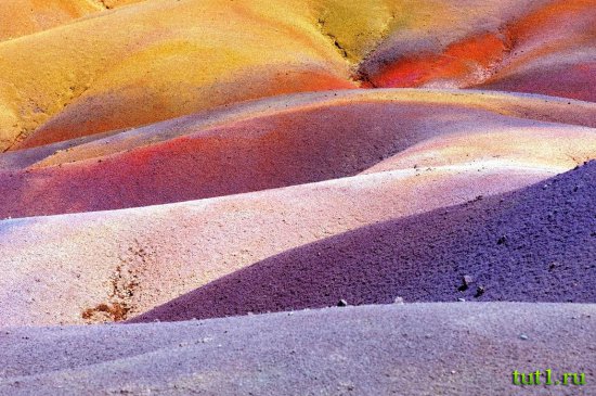 Cемицветные пески Шамарель - Маврикий