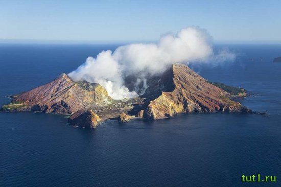 Новая Зеландия - Белый остров (White island)