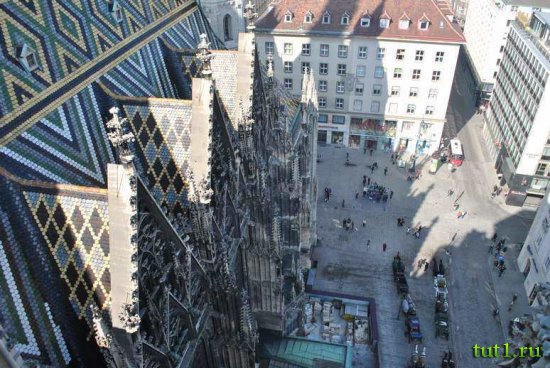 Венский собор Святого Стефана - вид с башни