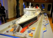 Международный морской музей - модель корабля из "лего"