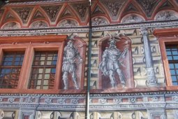 Замок Чески-Крумлов - фрески