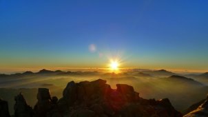 Рассвет на горе Моисея