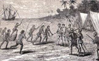 Фернан Магеллан на островах